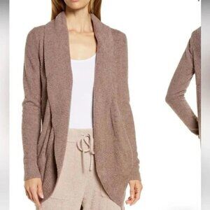 Barefoot Dreams Cozychic Lite Shawl Cardigan Medium M  Taupe Cozy‎ Soft Lounge
